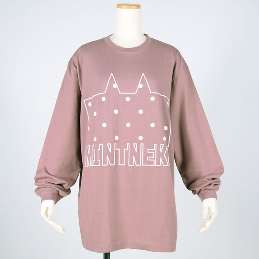 MINT NeKO Dot Logo Long Sleeve T-shirt / PK