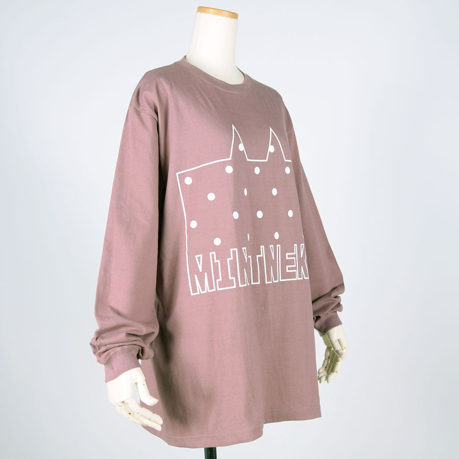 MINT NeKO Dot Logo Long Sleeve T-shirt / PK