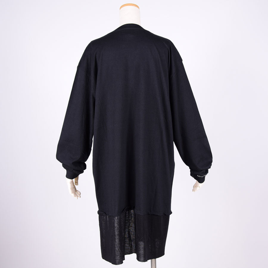 MINT NeKO ハンドステッチカットソー BK