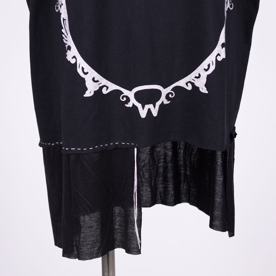 MINT NeKO ハンドステッチカットソー BK