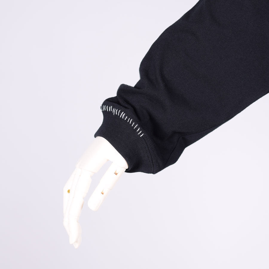 MINT NeKO ハンドステッチカットソー BK