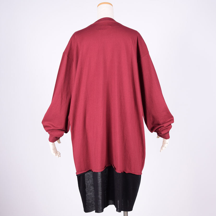 MINT NeKO ハンドステッチカットソー RD