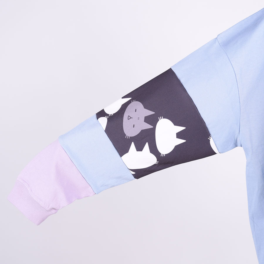 MINT NeKO パッチワークカットソー BL