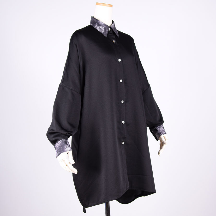 gouk ビッグシャツコート BK