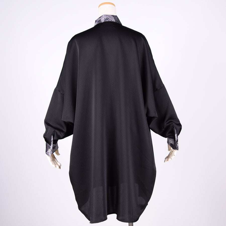 gouk ビッグシャツコート BK