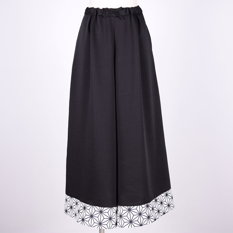 gouk スーパーワイドパンツ BK-WH