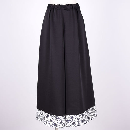 gouk スーパーワイドパンツ BK-WH
