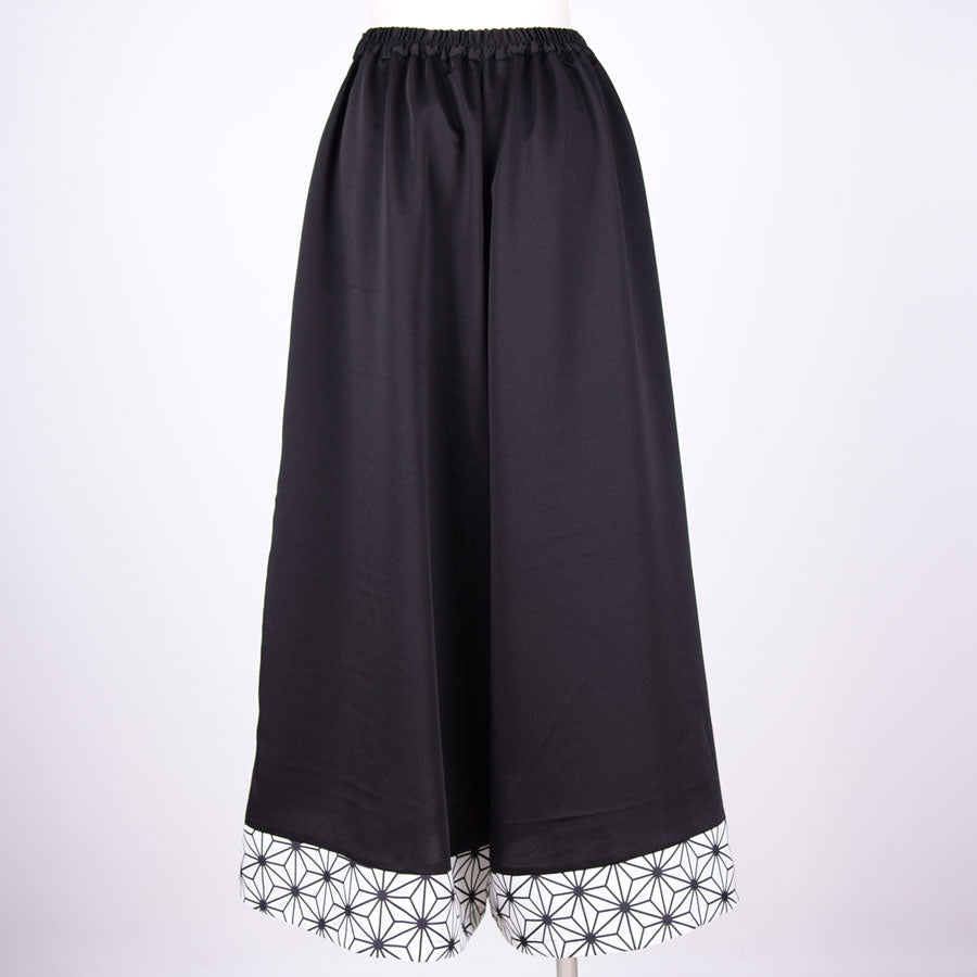gouk スーパーワイドパンツ BK-WH