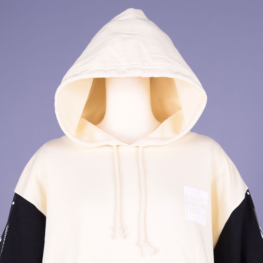 MINT NeKO ボリュームスリーブフーディー WH