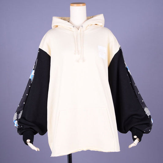 MINT NeKO ボリュームスリーブフーディー WH