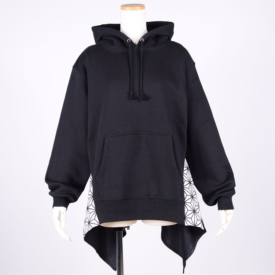 gouk ひらひらフーディ BK-WH