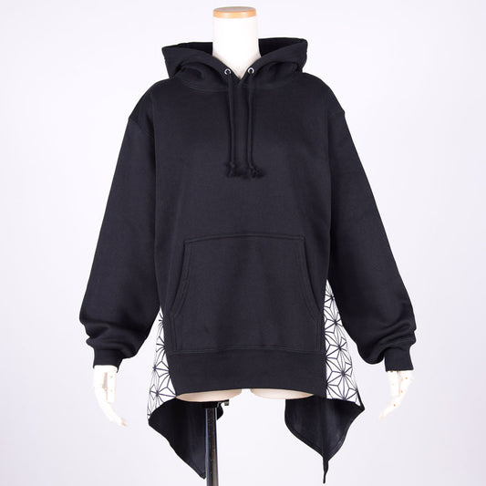 gouk ひらひらフーディ BK-WH