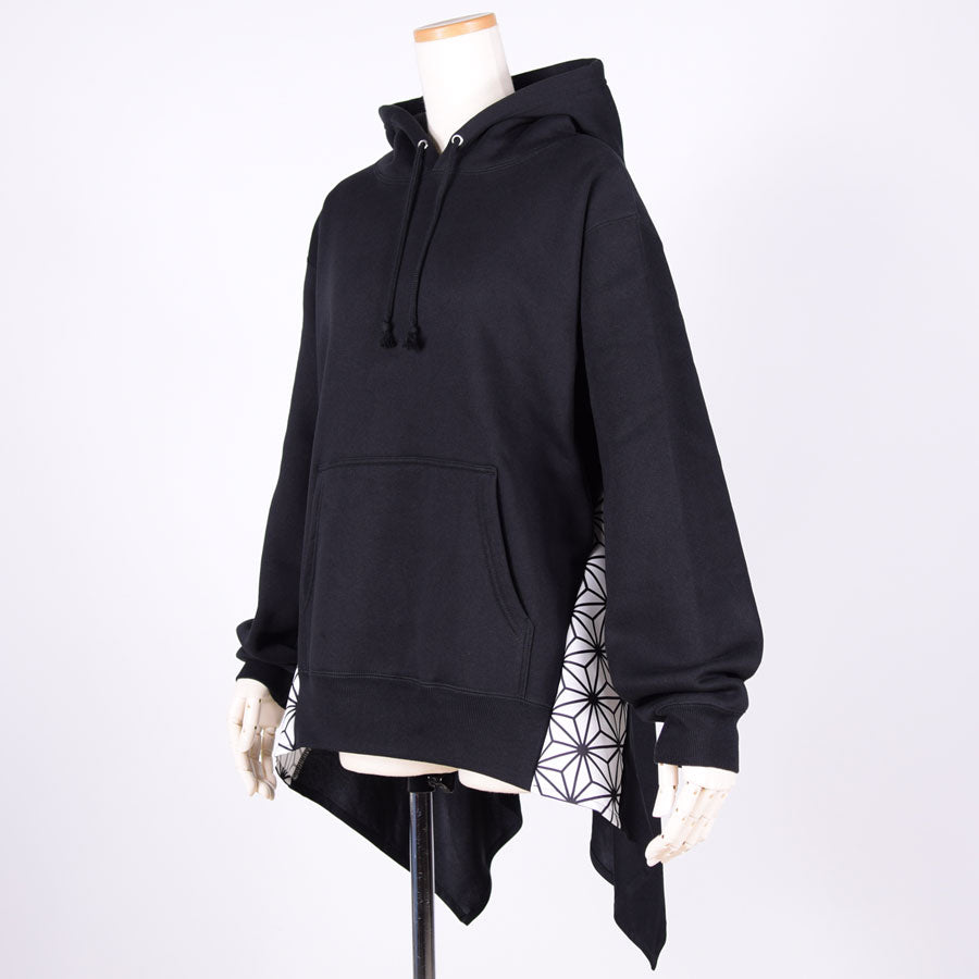 gouk ひらひらフーディ BK-WH