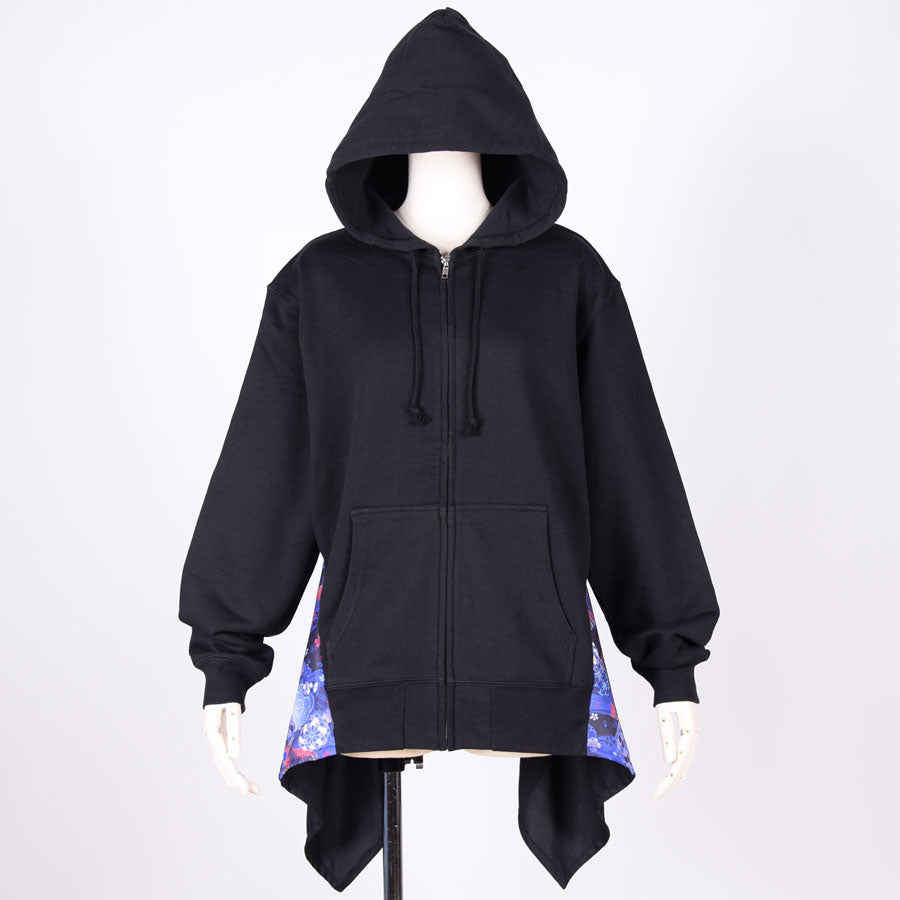 gouk ひらひらパーカー BK-NV
