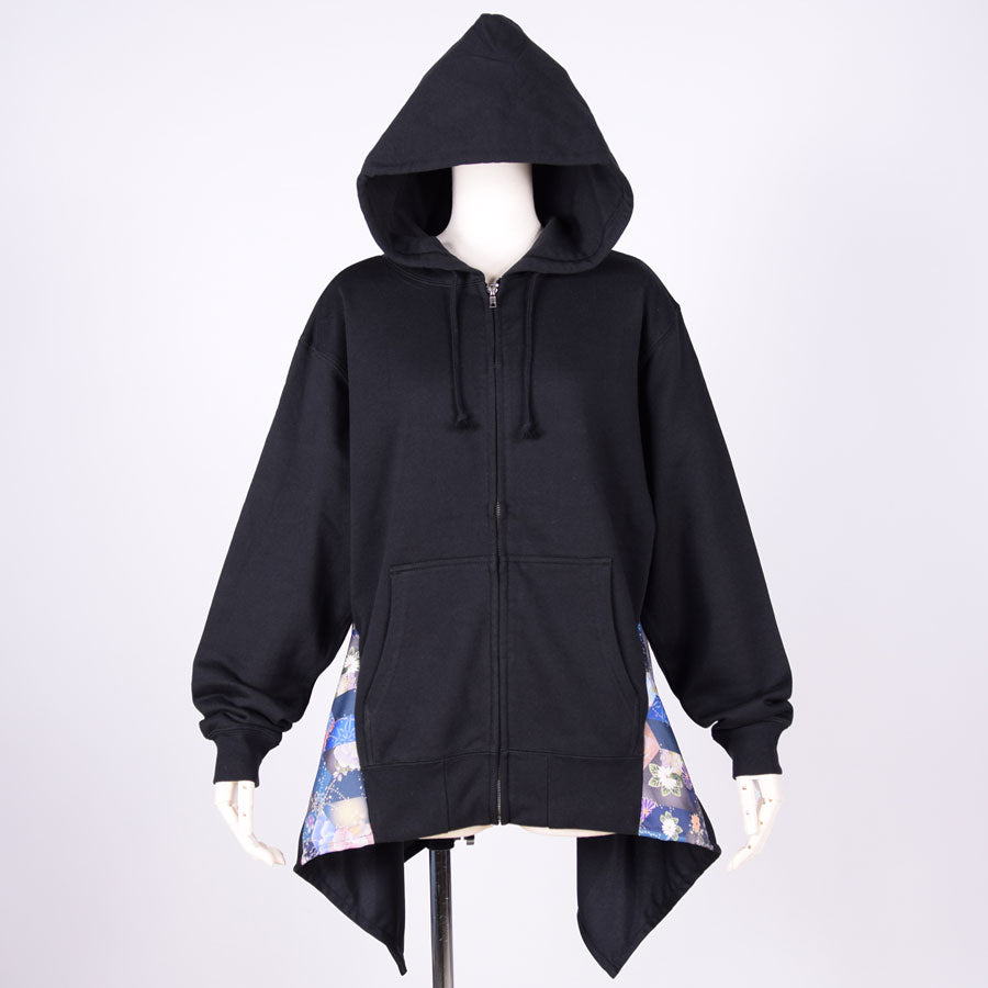 gouk ひらひらパーカー BK-BL