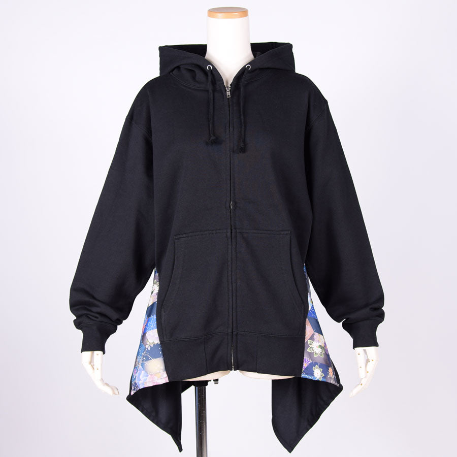 gouk ひらひらパーカー BK-BL