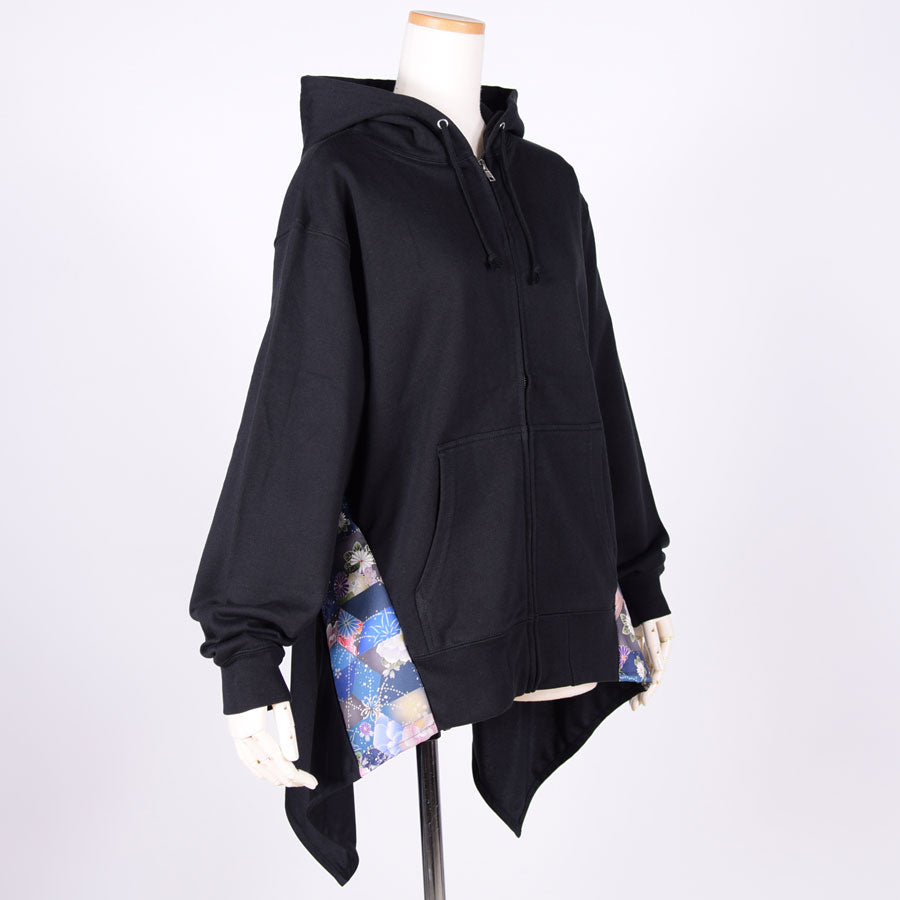 gouk ひらひらパーカー BK-BL