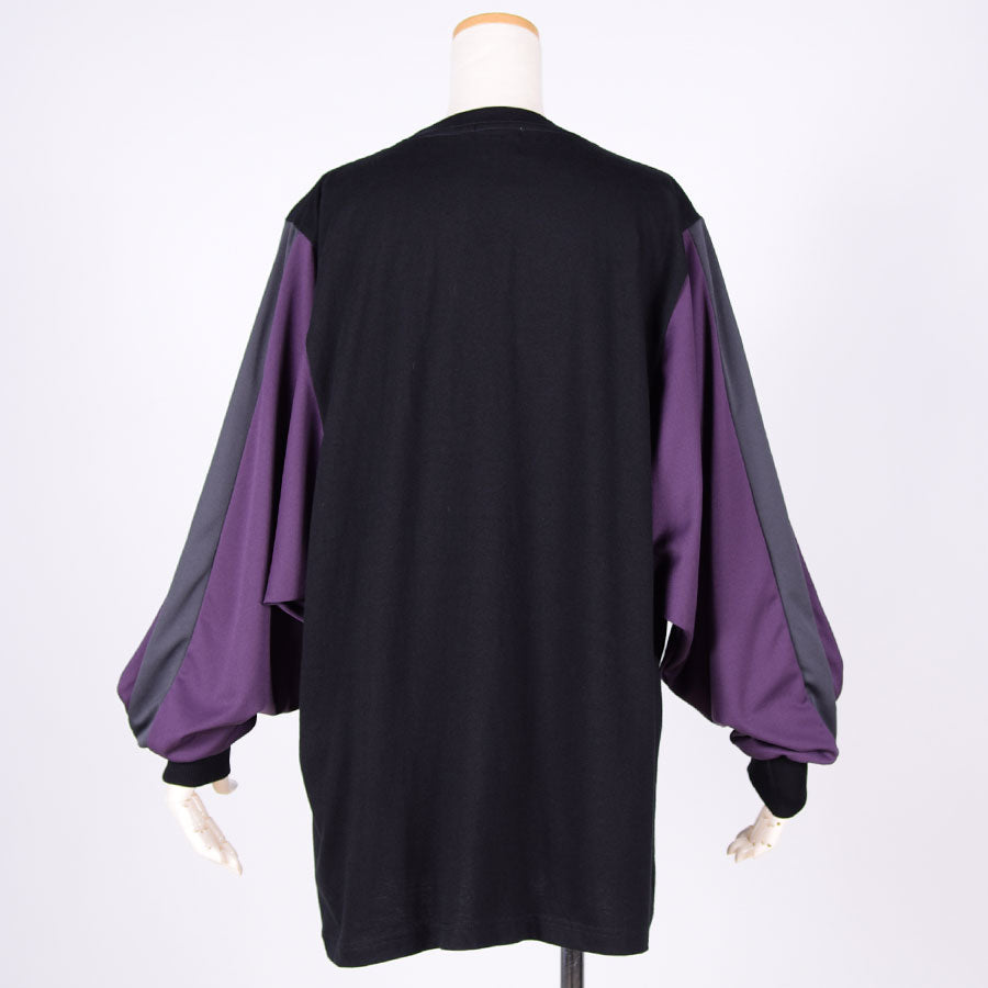 MINT NeKO Multicolor Sleeve TOP / BK