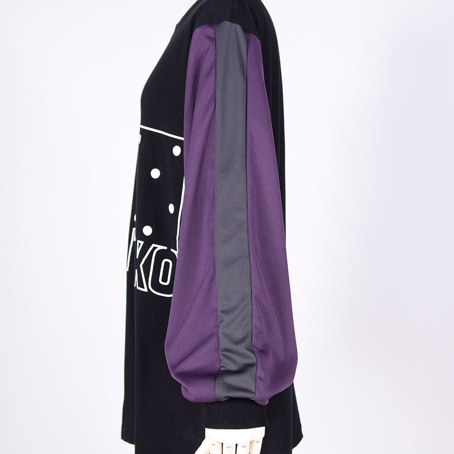 MINT NeKO Multicolor Sleeve TOP / BK