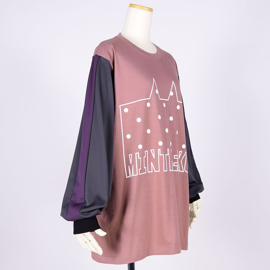 MINT NeKO マルチカラースリーブカットソー PK
