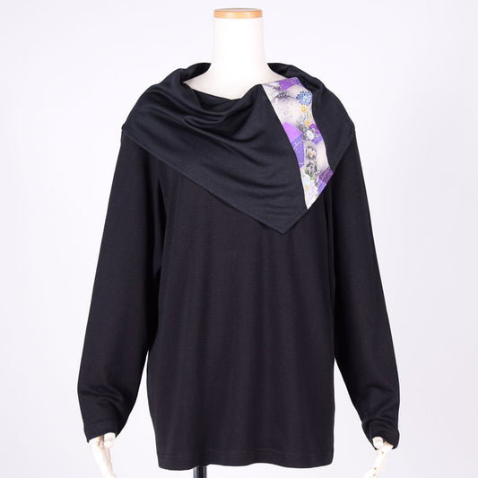 gouk ケープ付きトップス BK-PUR