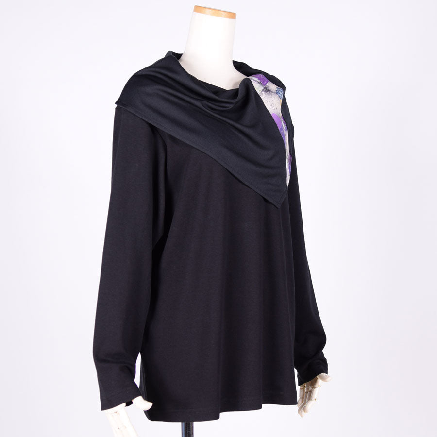 gouk ケープ付きトップス BK-PUR