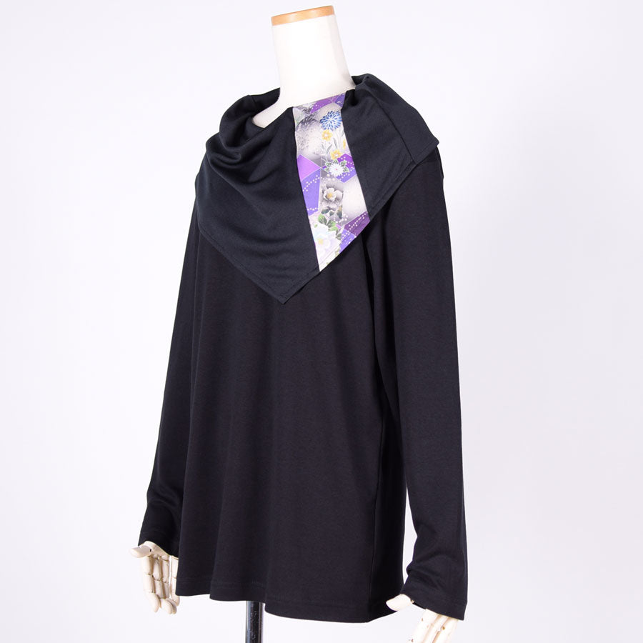 gouk ケープ付きトップス BK-PUR