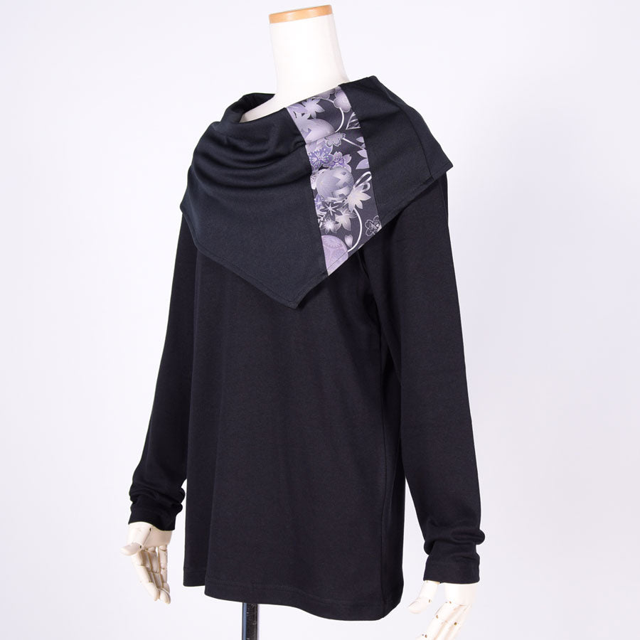gouk ケープ付きトップス BK-BK