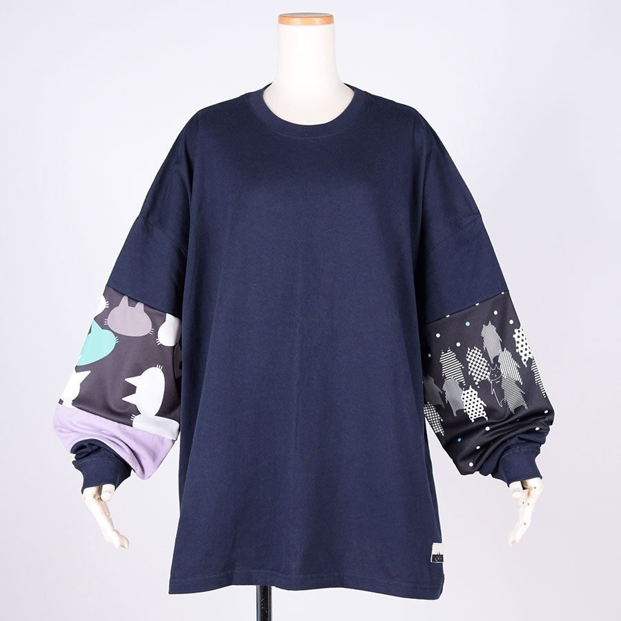 MINT NeKO パッチワークカットソー NV