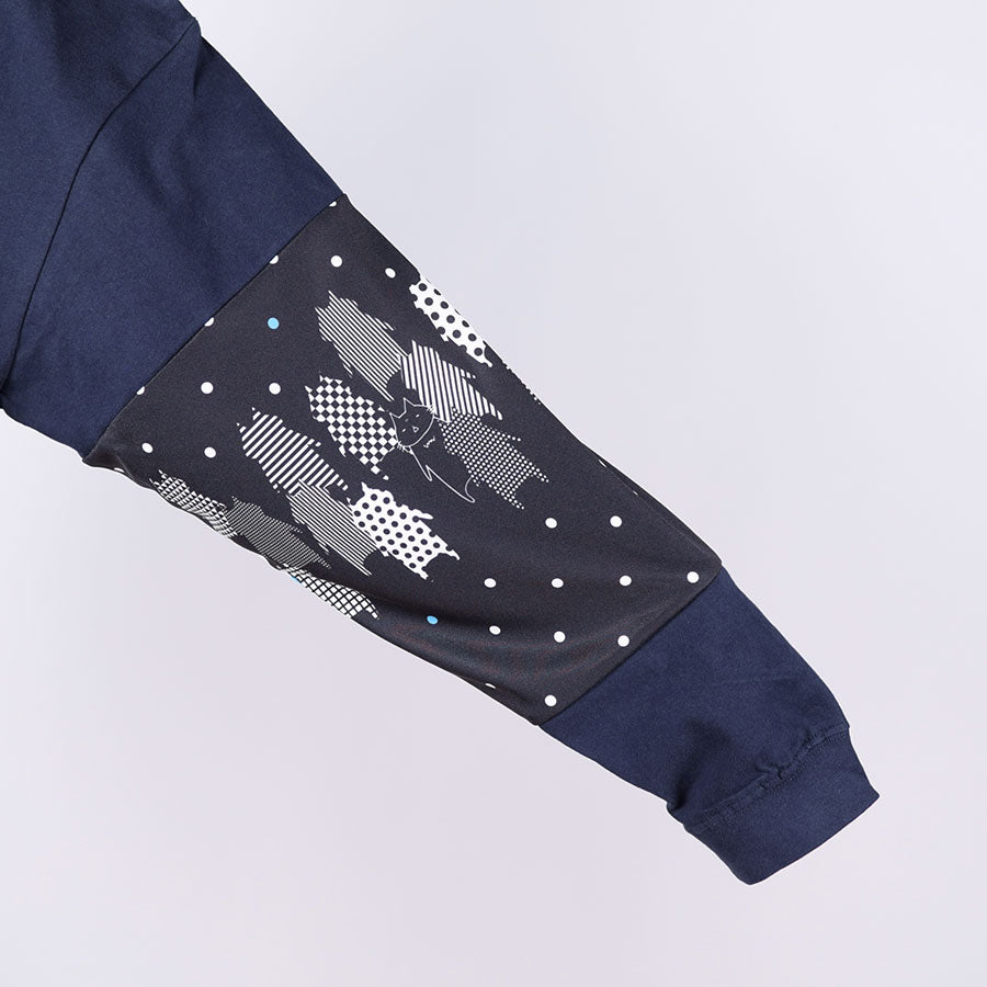 MINT NeKO パッチワークカットソー NV