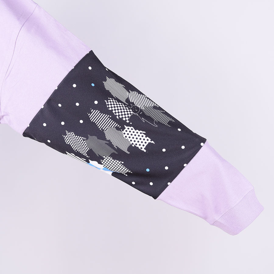 MINT NeKO パッチワークカットソー PUR