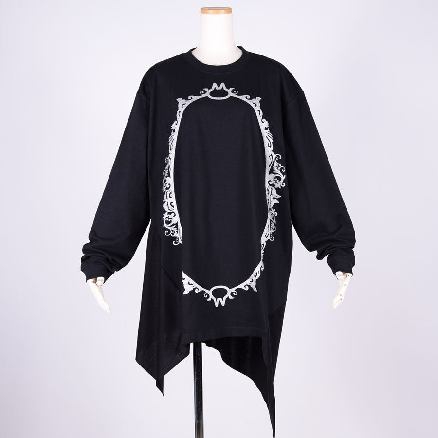 MINT NeKO Asymmetry Drape Tops / BK