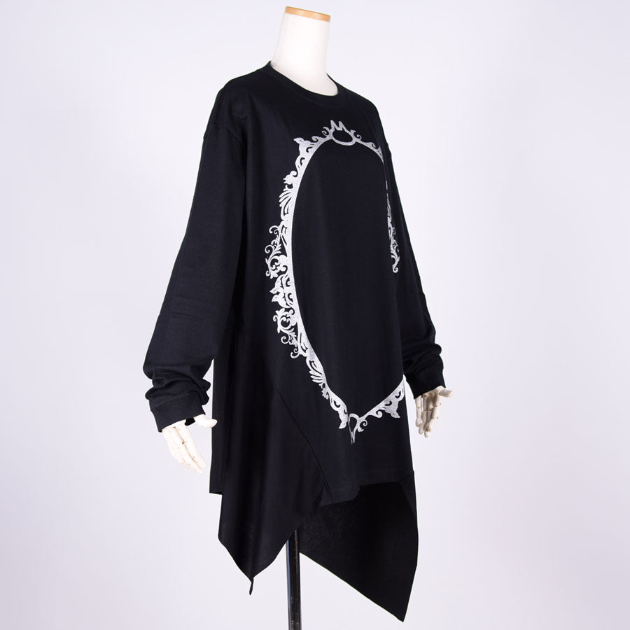 MINT NeKO Asymmetry Drape Tops / BK