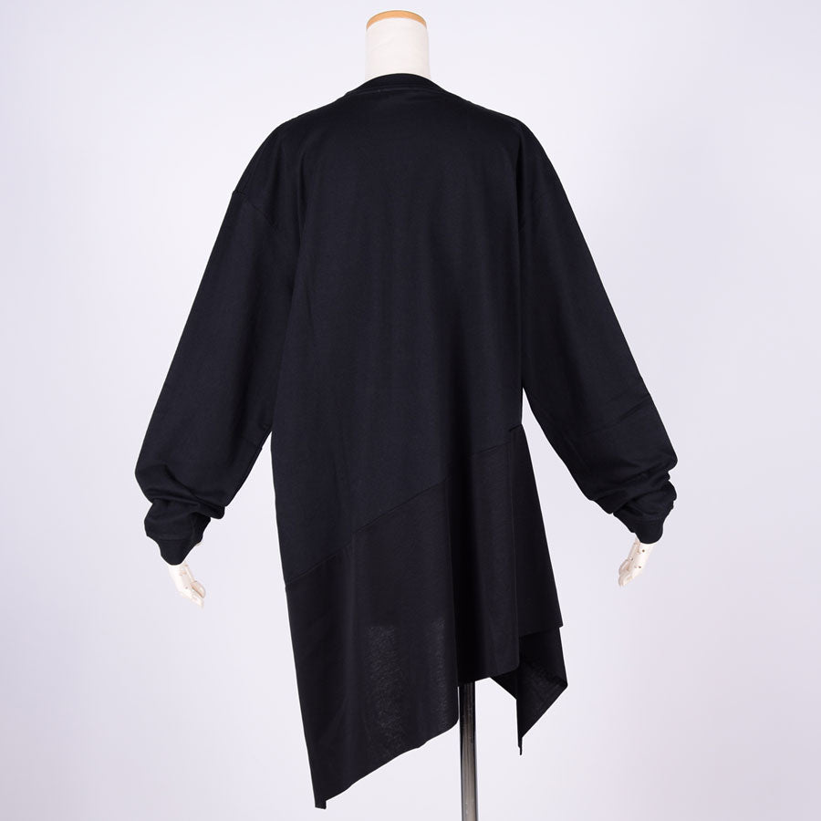 MINT NeKO Asymmetry Drape Tops / BK