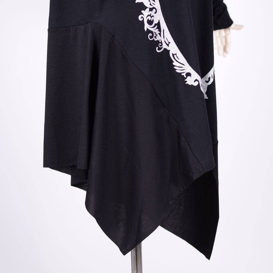 MINT NeKO Asymmetry Drape Tops / BK