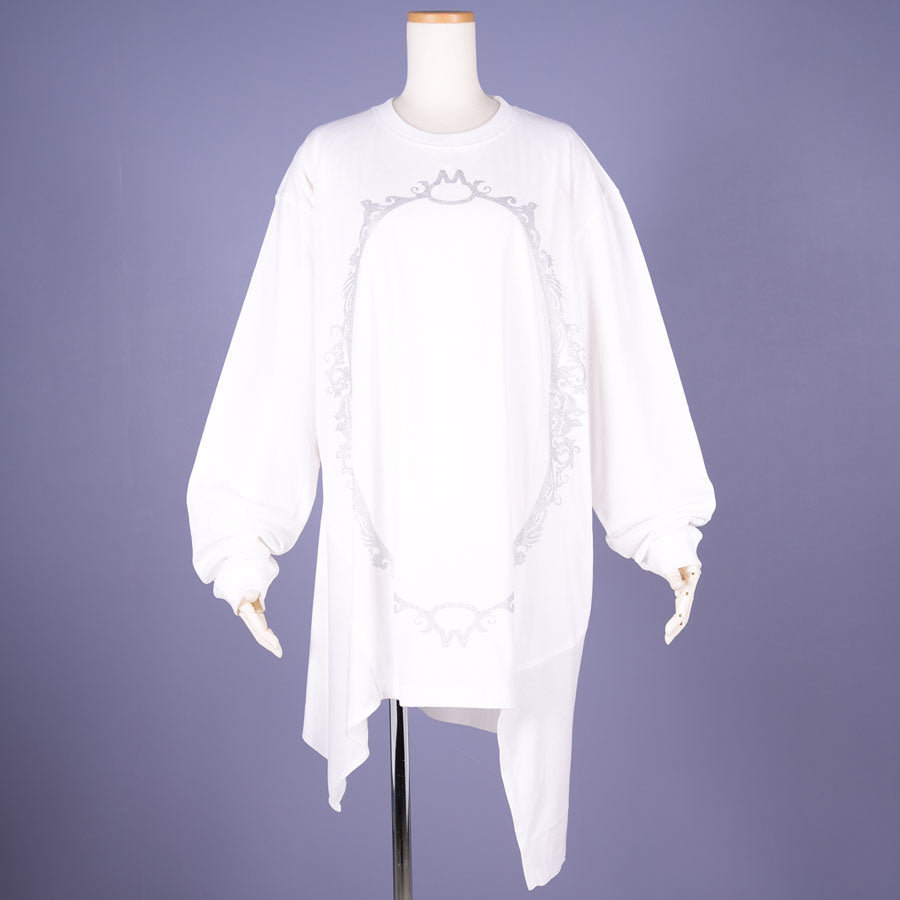 MINT NeKO Asymmetry Drape Tops / WH