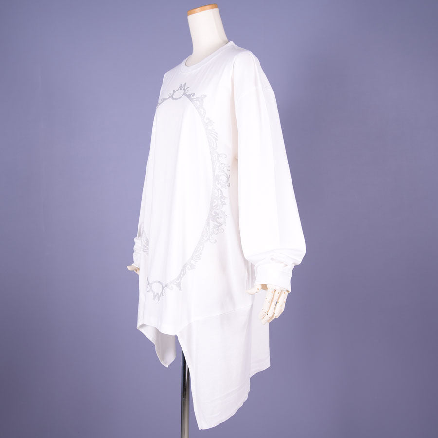 MINT NeKO Asymmetry Drape Tops / WH