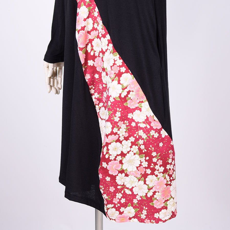 【One of a kind】TKg Japanese Pattern Switching Dress