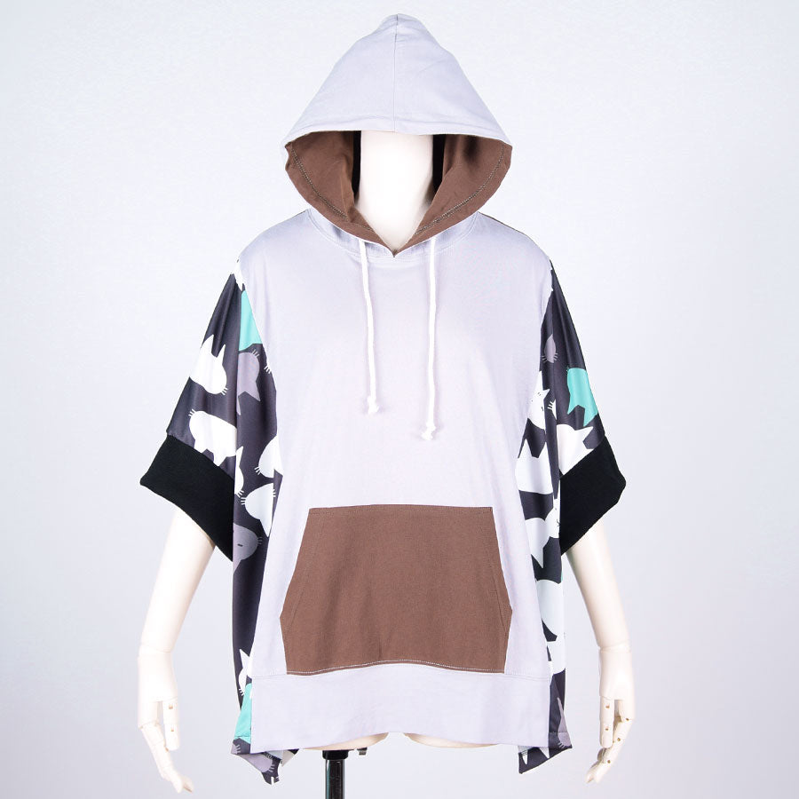 MINT NEKO Multicolor Patchwork Hoodie  / GY