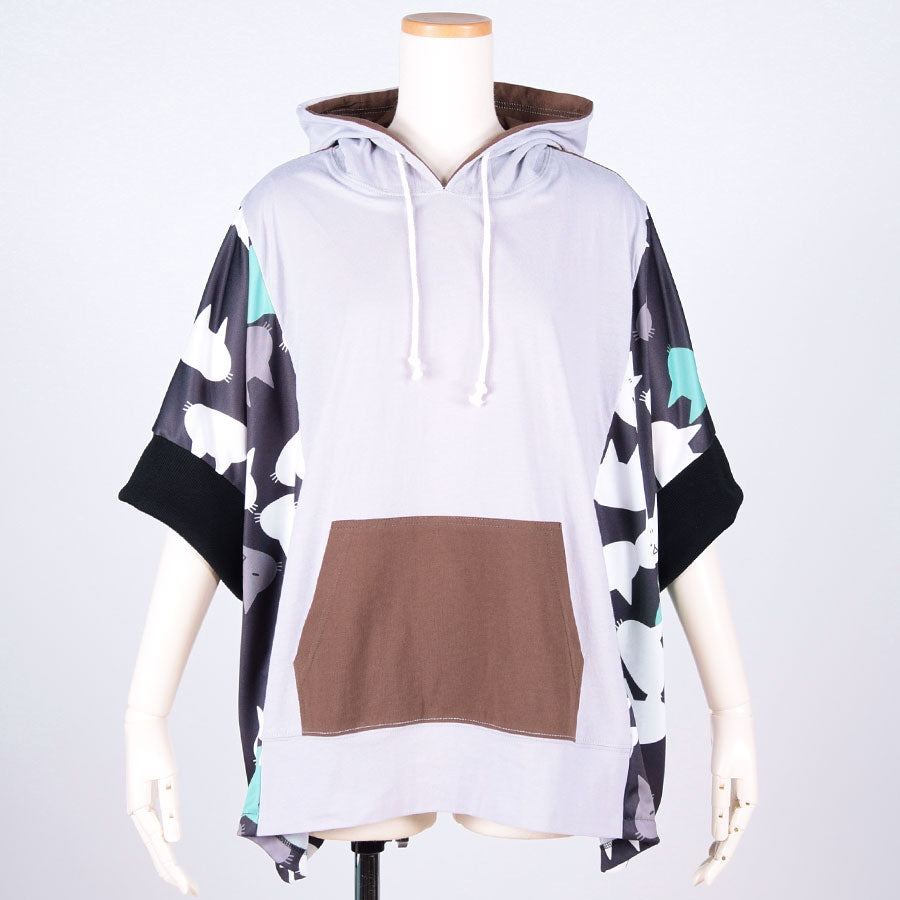 MINT NEKO Multicolor Patchwork Hoodie  / GY