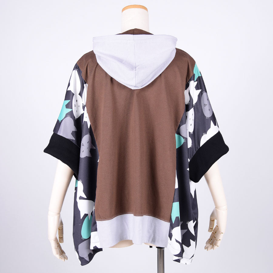 MINT NEKO Multicolor Patchwork Hoodie  / GY