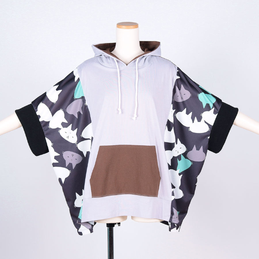MINT NEKO Multicolor Patchwork Hoodie  / GY