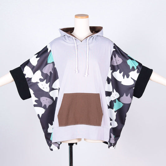 MINT NEKO Multicolor Patchwork Hoodie  / GY