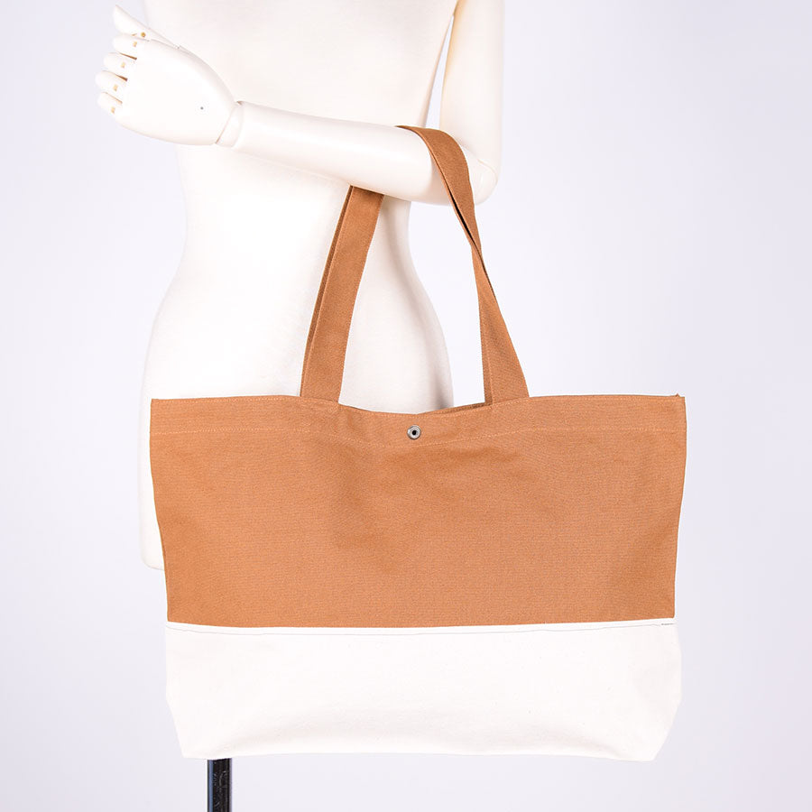 MINT NeKO Patchwork Canvas Tote Bag / G