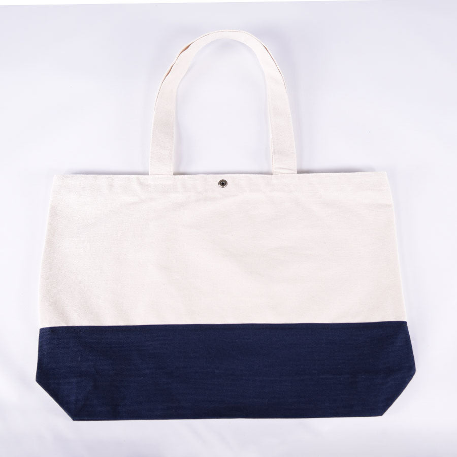 MINT NeKO Patchwork Canvas Tote Bag / D