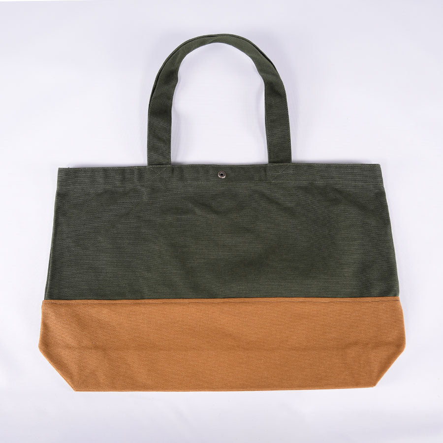 MINT NeKO Patchwork Canvas Tote Bag / I