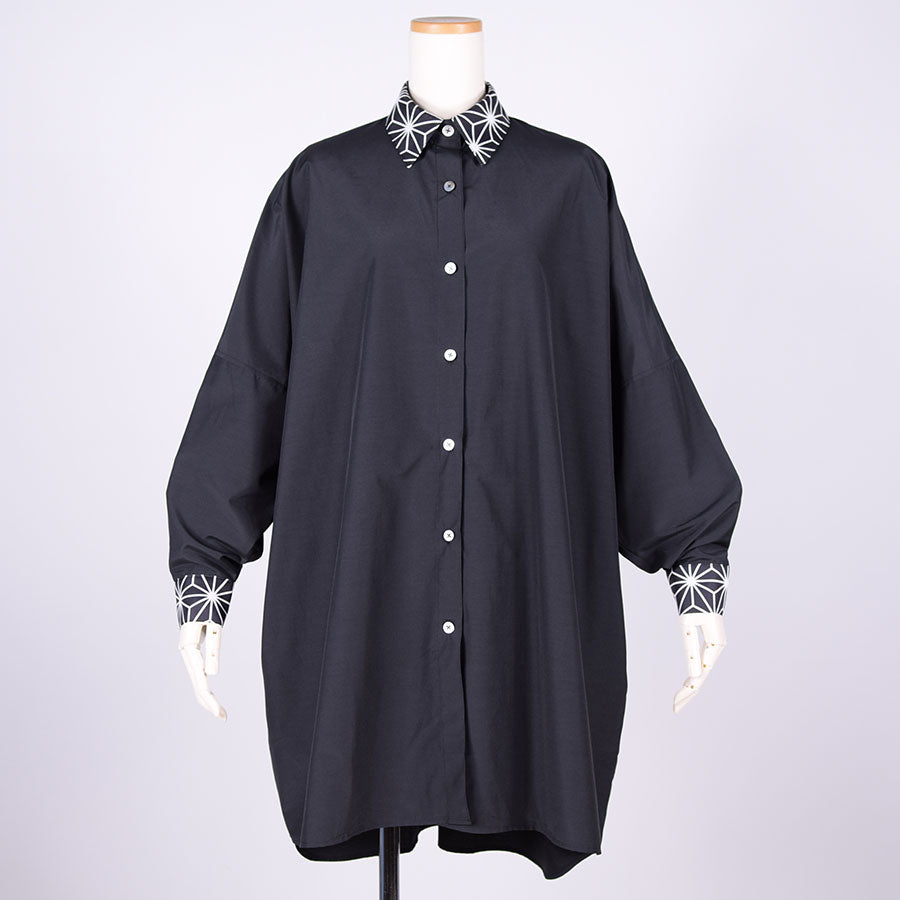gouk ビッグシャツコート BK-BK