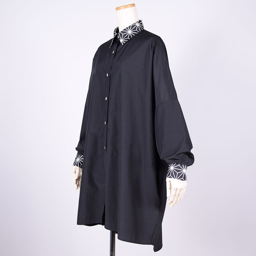 gouk ビッグシャツコート BK-BK