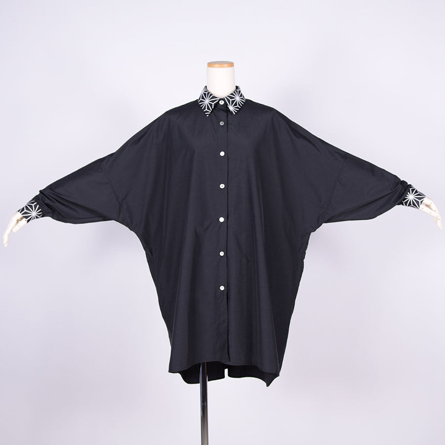 gouk ビッグシャツコート BK-BK