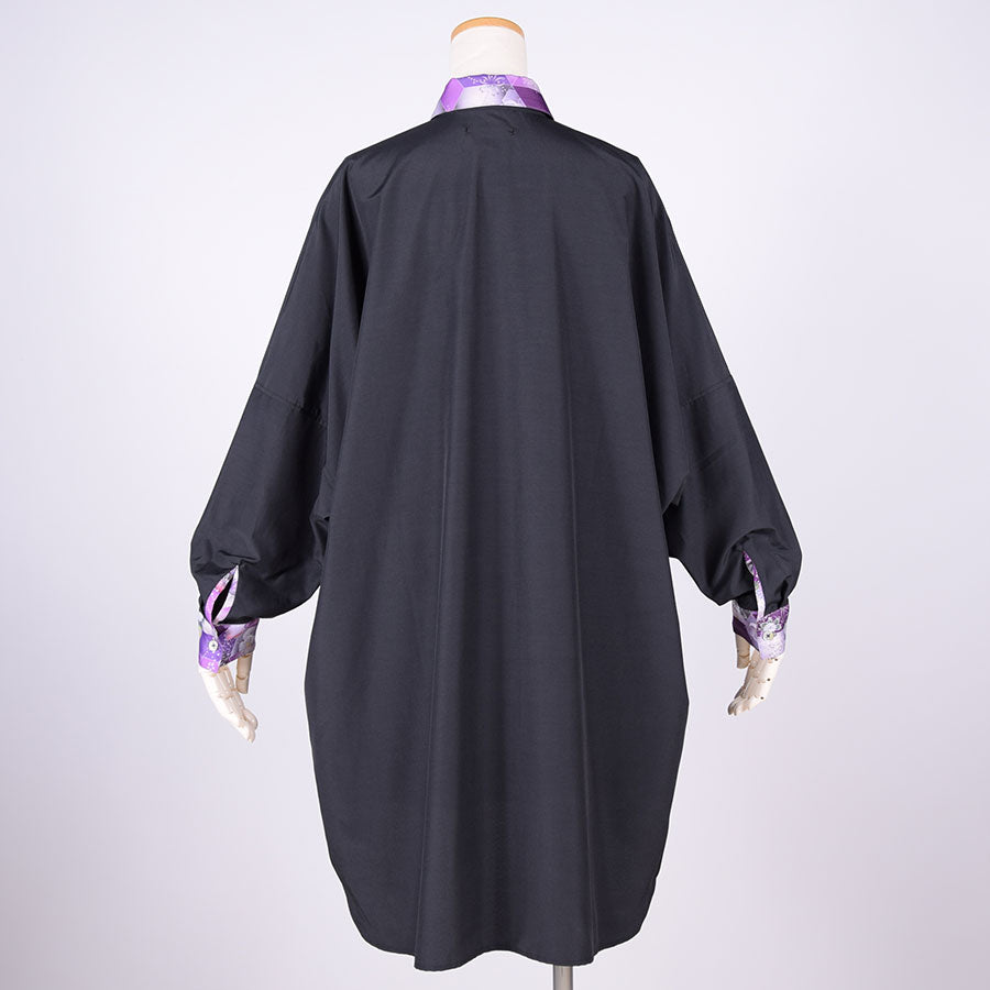 gouk ビッグシャツコート BK-PUR